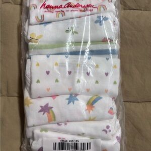 Hanna Andersson Girl’s underwear with Rainbow, Star, Heart, Butterfly Print